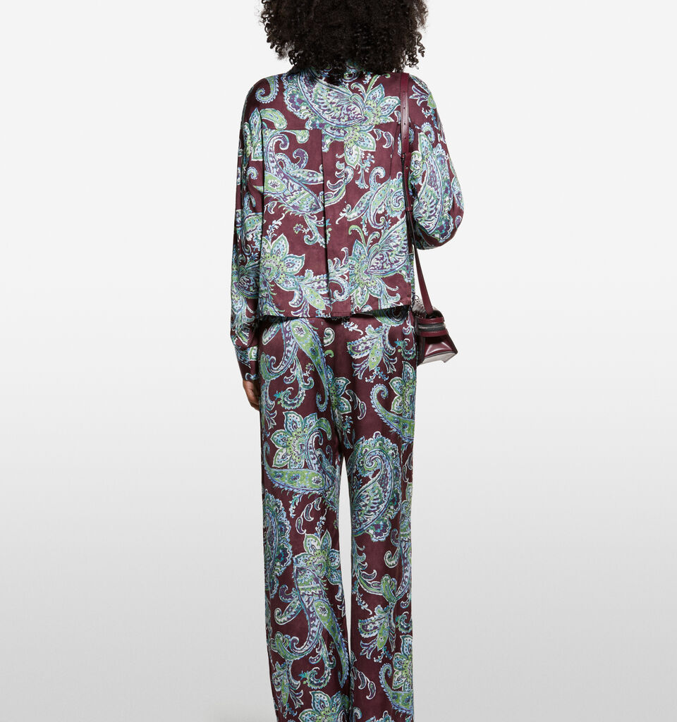 Paisley pattern shirt - women's shirts - Multi-color | Sisley image number 2